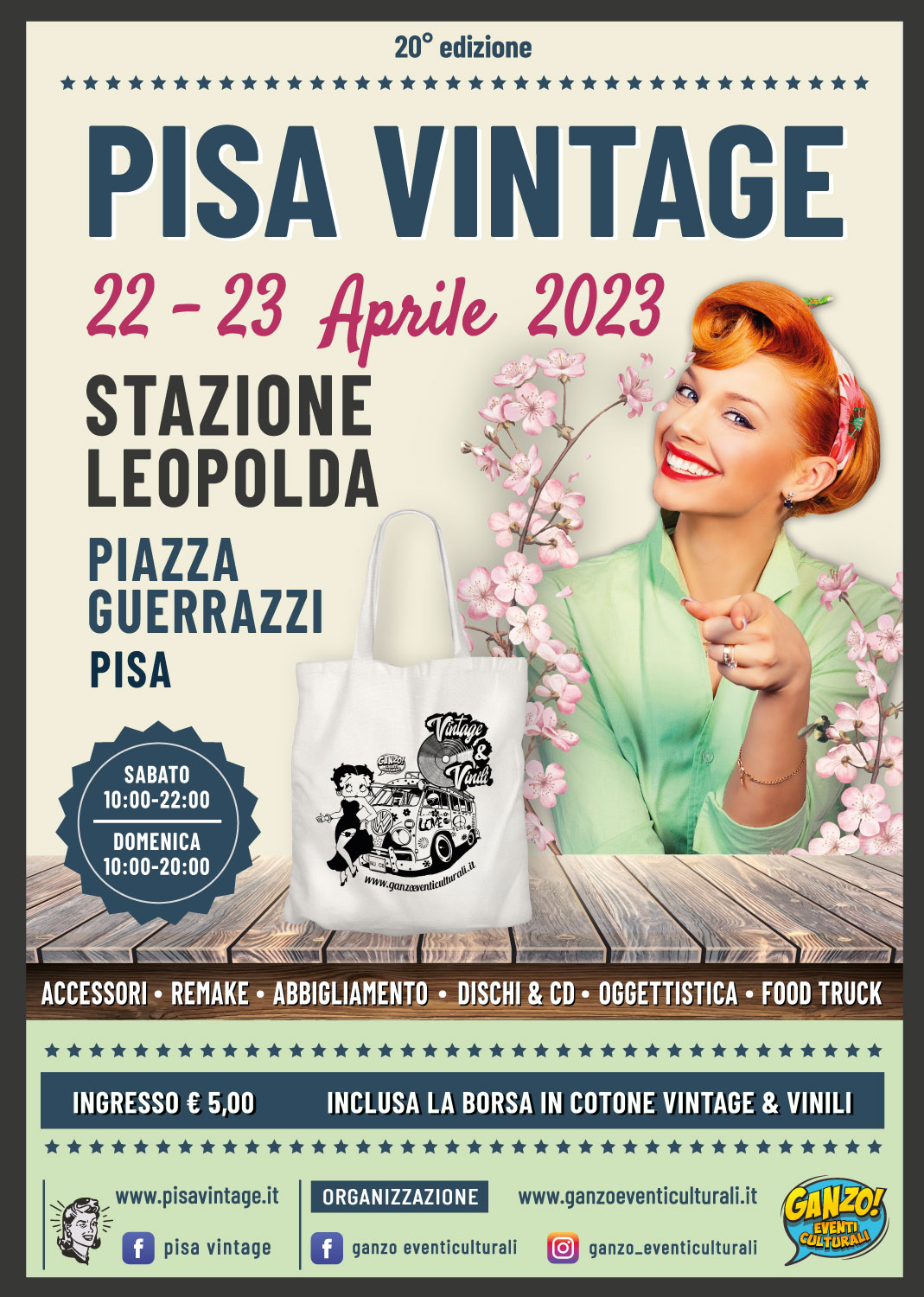 Pisa Vintage - 20 edizione - 22-23 Aprile 2023